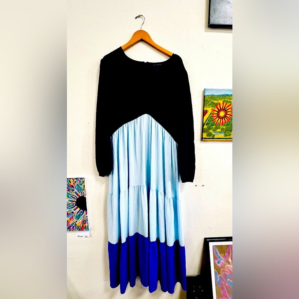 Lane Bryant NWT color block dress size 18.